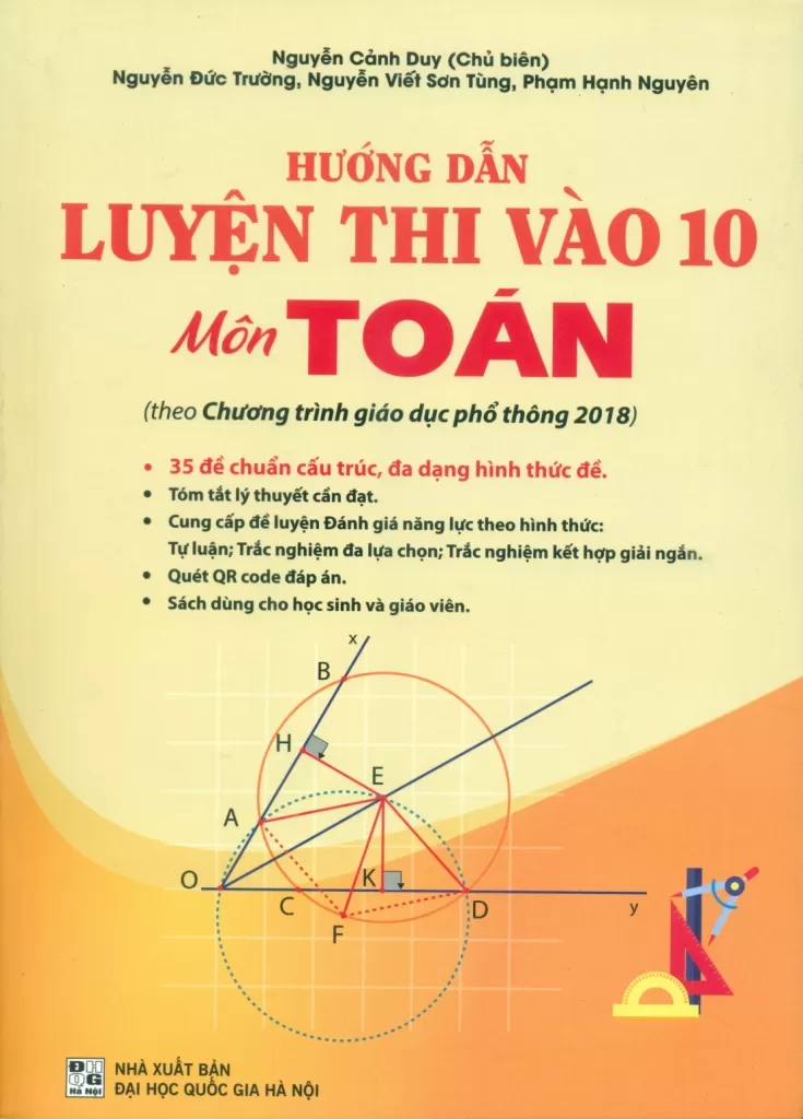 HƯỚNG DẪN LUYỆN THI VÀO 10 MÔN TOÁN (Theo Chương trình GDPT 2018)